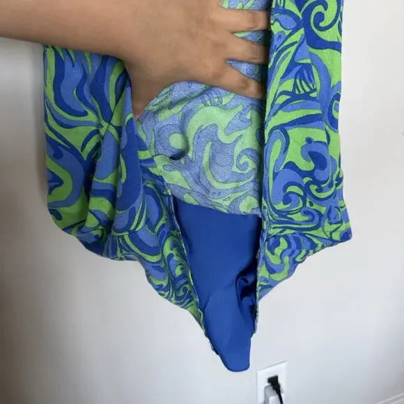 Lilly Pulitzer Womens Lattice Dress Small Racerback Gold Coins Coastal Vacation - Picture 4 of 8